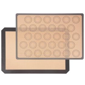 Thermally resistant silicone baking mat