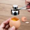 1pc; 304 Stainless Steel Egg Opener