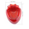 1pc Stainless Steel Strawberry Slicer; Fruit Divider