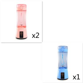 Portable Blender Portable Fruit Electric Juicing Cup Kitchen Gadgets (Option: Set67-USB)