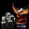 Stainless Steel Ice Cubes Reusable Chilling Stones For Whiskey Wine Keep Your Drink Cold Longer Chilling Party Bar Tool