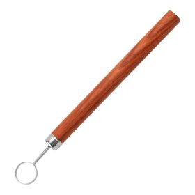 Wooden Handle Carving Pull Burin Stainless Steel Fruit And Vegetable Platter Graver Chef Edge Drawing Knife (Option: Pull Burin 1)