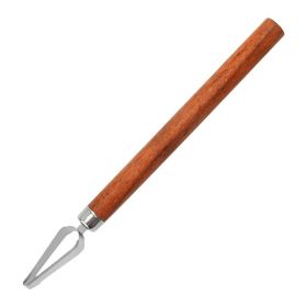 Wooden Handle Carving Pull Burin Stainless Steel Fruit And Vegetable Platter Graver Chef Edge Drawing Knife (Option: Pull Burin 6)